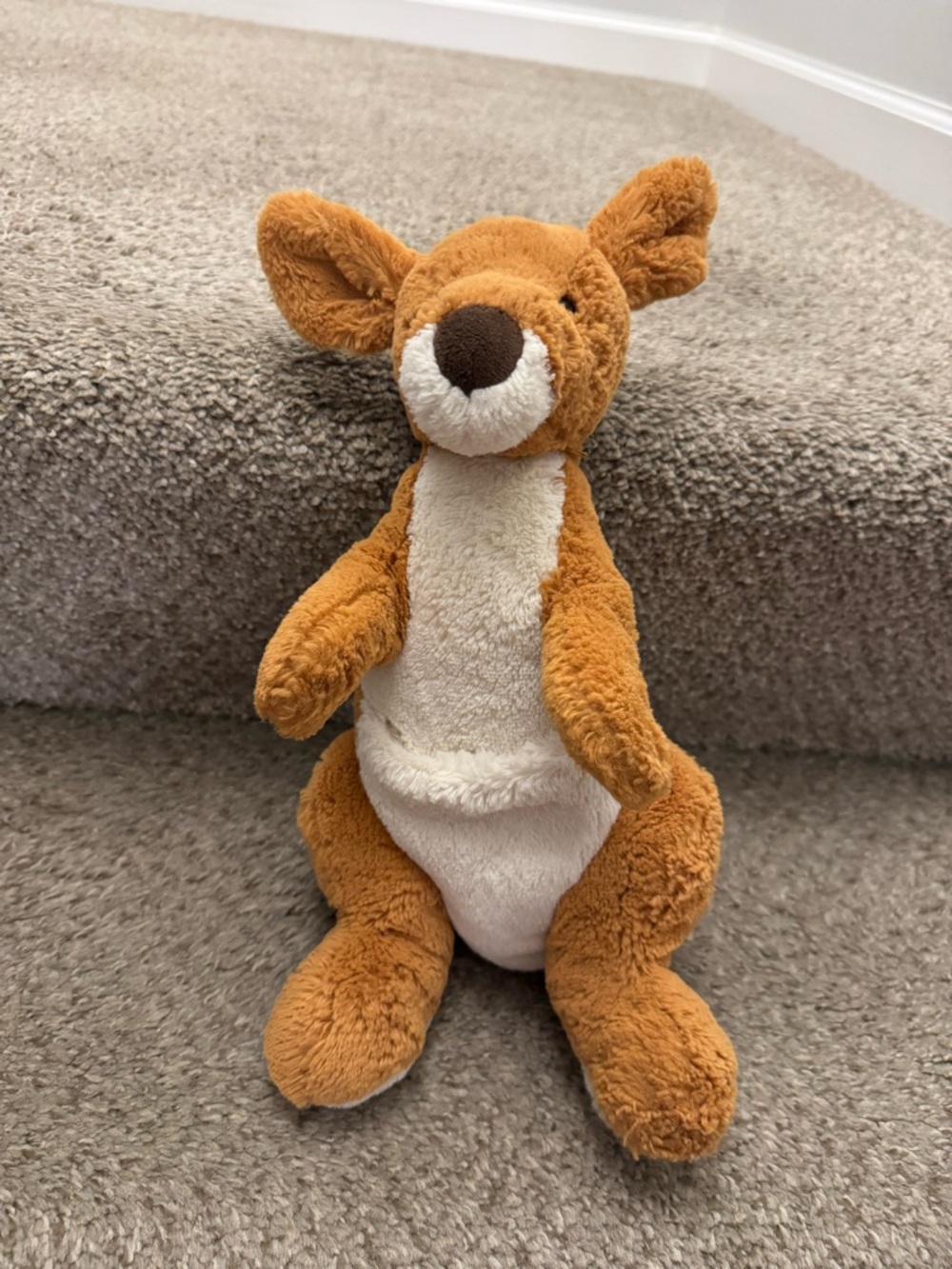 Jellycat London Size Medium  -Soft Kangaroo golden brown *No Baby